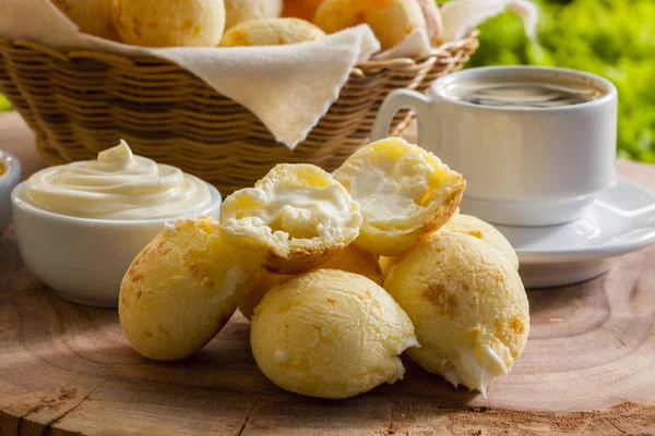 Brazilian snack cheese bread — Stock Photo, Image