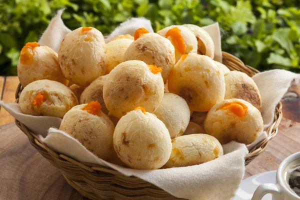 Pão de queijo lanche brasileiro — Fotografia de Stock