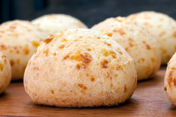 Brasilianskt Mellanmål Traditionellt Ostbröd Från Minas Gerais Pao Queijo — Stockfoto