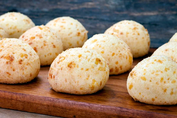 Lanche Brasileiro Pão Queijo Tradicional Minas Gerais Pao Queijo — Fotografia de Stock