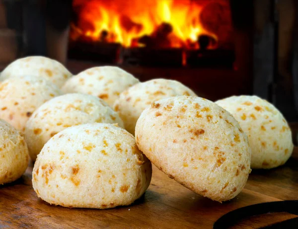 Snack Brasileño Pan Queso Tradicional Minas Gerais Pao Queijo —  Fotos de Stock