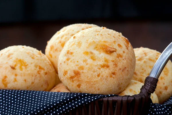 Brasiliansk Snacks Tradisjonelt Ostebrød Fra Minas Gerais Pao Queijo – stockfoto