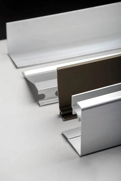 Profil Aluminiowy Okien Drzwi Łazienki — Zdjęcie stockowe