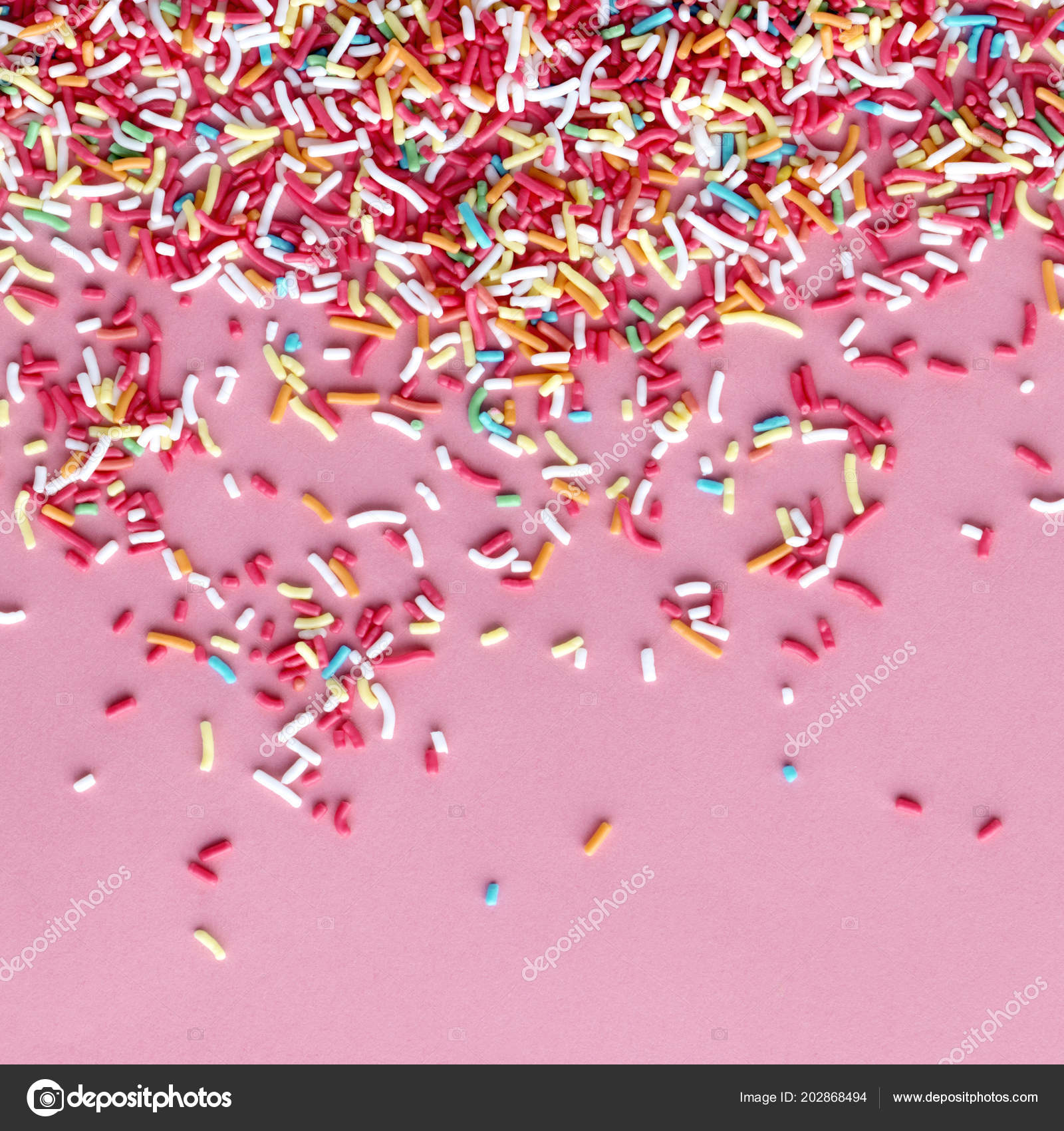 Salpicaduras Colores Sobre Fondo Rosa Vista Superior Con Espacio Para