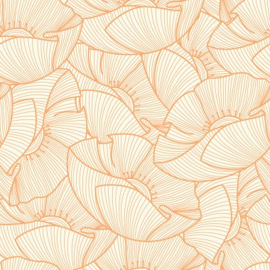 Floral vector seamless pattern clipart