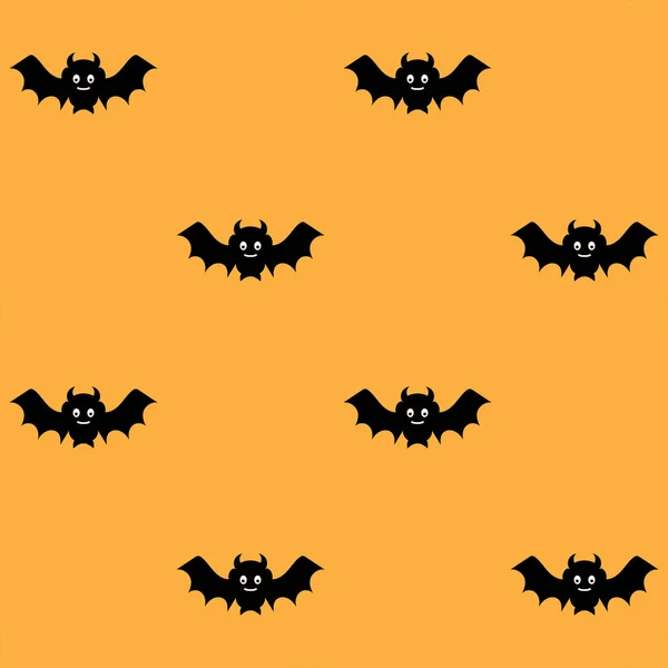 Halloween Vektor Zökkenőmentes Minta Tapéta Textil Felület Divat Háttér Csempe — Stock Fotó