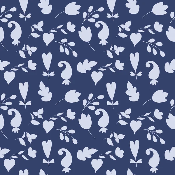 Duvar kağıdı, tekstil, yüzey, moda, arkaplan, fayans, sabit ev dekorasyonu, mobilya vs. için çiçek vektörsüz desen tasarımı.