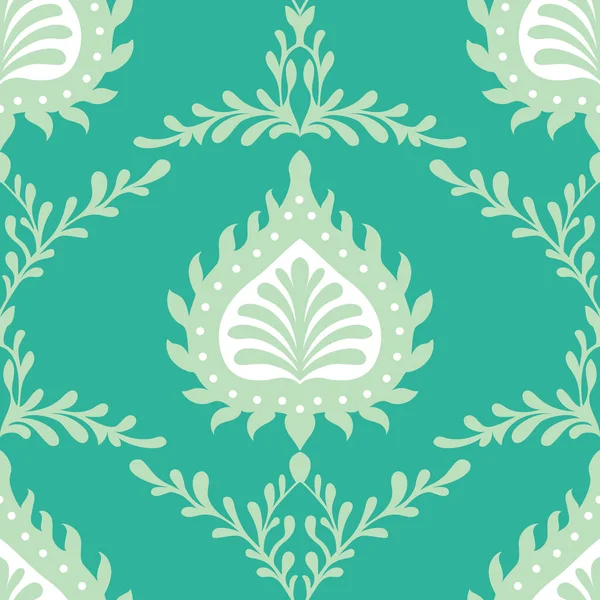 Floral Vector Nahtloses Muster Für Tapeten Textilien Oberflächen Mode Hintergrund — Stockvektor