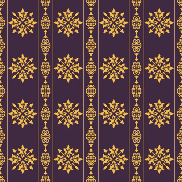 Duvar kağıdı, tekstil, yüzey, moda, arkaplan, fayans, sabit ev dekorasyonu, mobilya vs. için Damask vektörsüz desen.