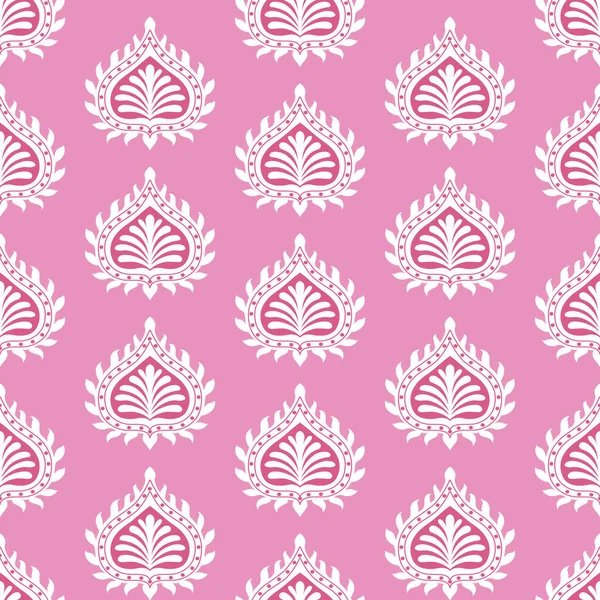 Duvar kağıdı, tekstil, yüzey, moda, arkaplan, fayans, sabit ev dekorasyonu, mobilya vs. için Damask vektörsüz desen.