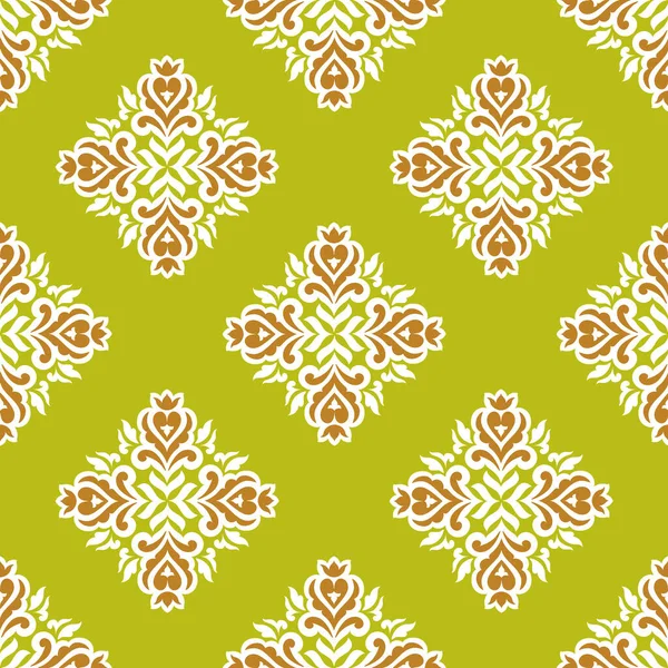 Duvar kağıdı, tekstil, yüzey, moda, arkaplan, fayans, sabit ev dekorasyonu, mobilya vs. için Damask vektörsüz desen.