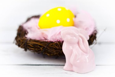 Mutlu Paskalyalar! Tatil için dekorasyon tablo.