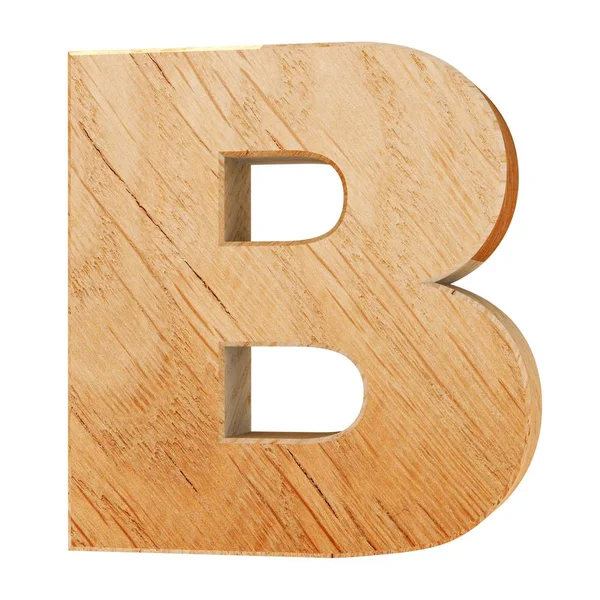 装饰木制字母 大写字母 — 图库照片