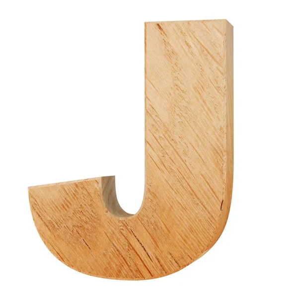 の装飾的な木製アルファベット 大文字 — ストック写真