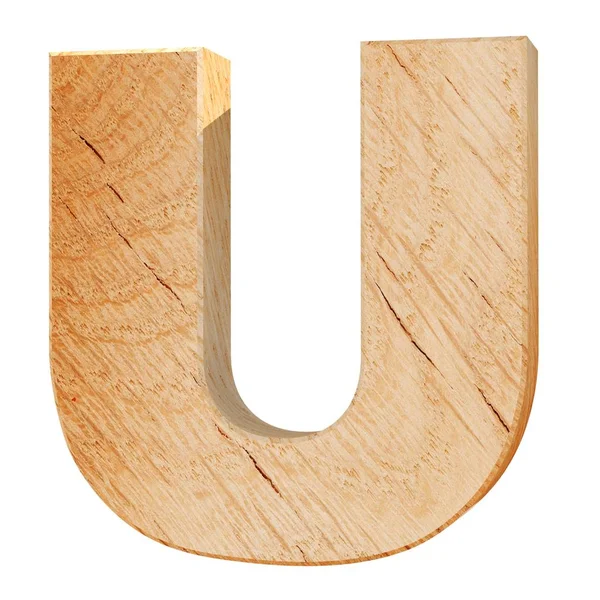 Decorative Wooden Alphabet Capital Letter — Stock Photo, Image