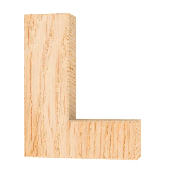 Decorative Wooden Alphabet Capital Letter — Stock Photo, Image