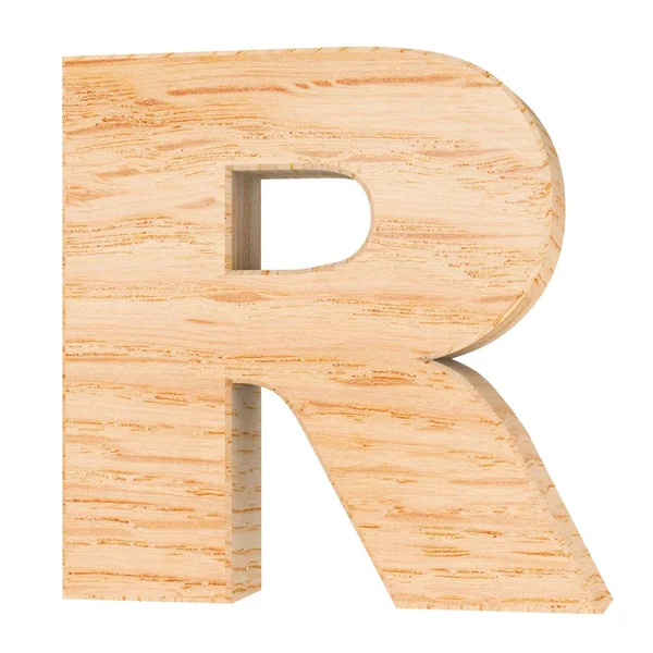 Decorative Wooden Alphabet Capital Letter — Stock Photo, Image