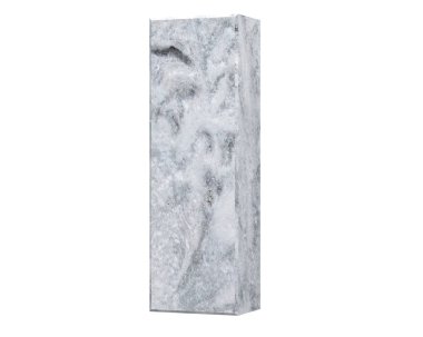 Beton büyük harf - beyaz arka plan üzerinde izole. 3D render illüstrasyon