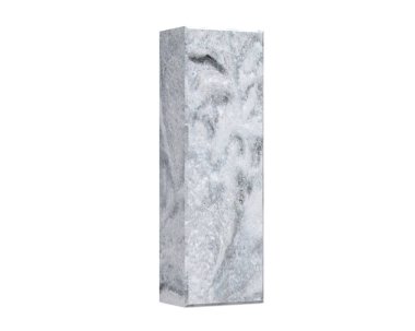 Beton büyük harf - beyaz arka plan üzerinde izole. 3D render illüstrasyon
