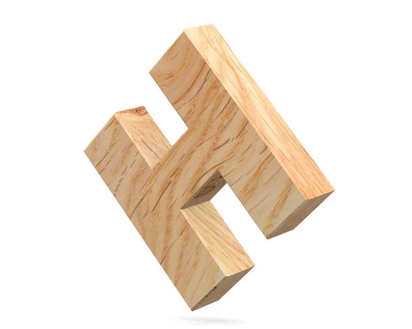 Decorative Wooden Alphabet Capital Letter — Stock Photo, Image