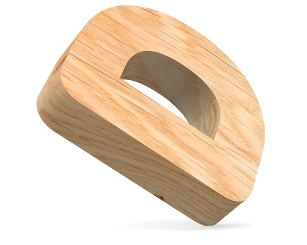 Decorative Wooden Alphabet Capital Letter — Stock Photo, Image