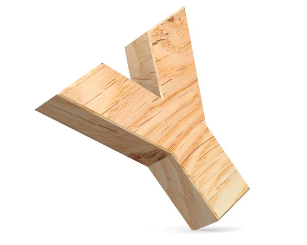 Decorative Wooden Alphabet Capital Letter — Stock Photo, Image