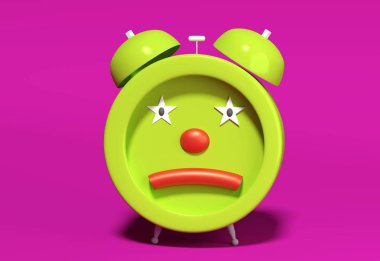 üzgün saat kawaii simge görüntüsü