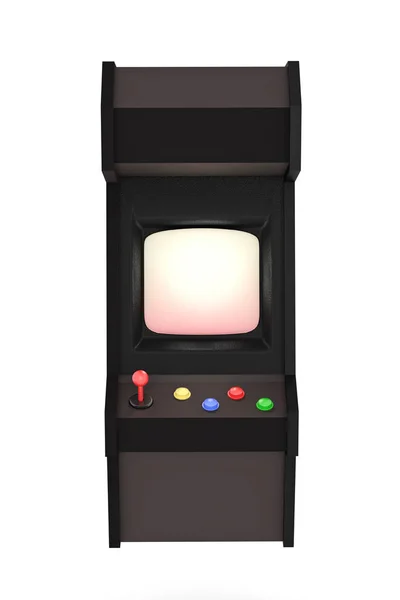 Render Illusztráció Arcade Gép Joystick Nyomógomb — Stock Fotó