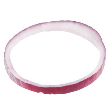 Beyaz arka plan kırpma yolu üzerinde izole doğranmış soğan