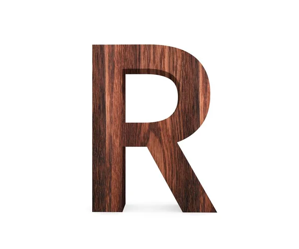 Decorative Wooden Alphabet Capital Letter — Stock Photo, Image