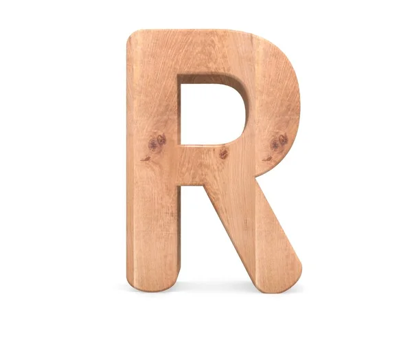 装饰木制字母 大写字母 — 图库照片
