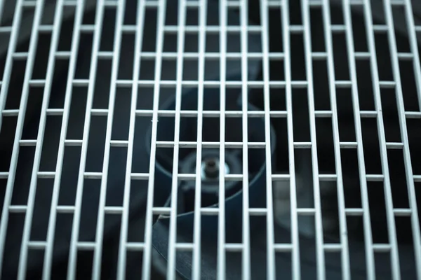 Abstraktní Bílá Síťovina Strukturovaným Vzorem Hexagonální Buňkami Jako Průmyslové Pozadí — Stock fotografie
