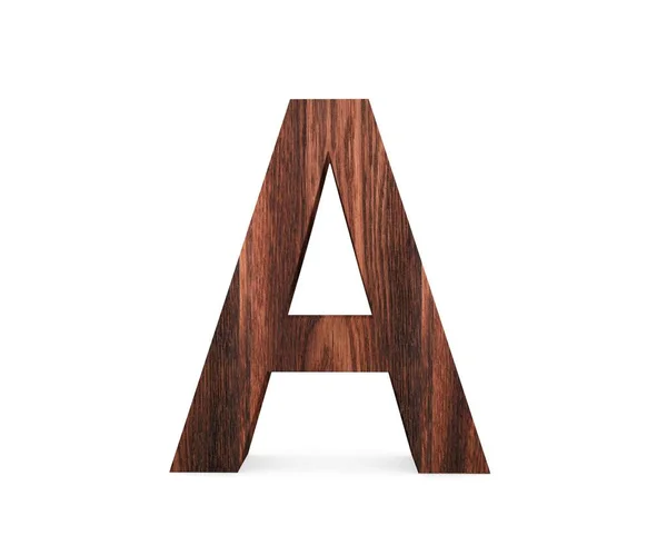 Decorative Wooden Alphabet Capital Letter — Stock Photo, Image