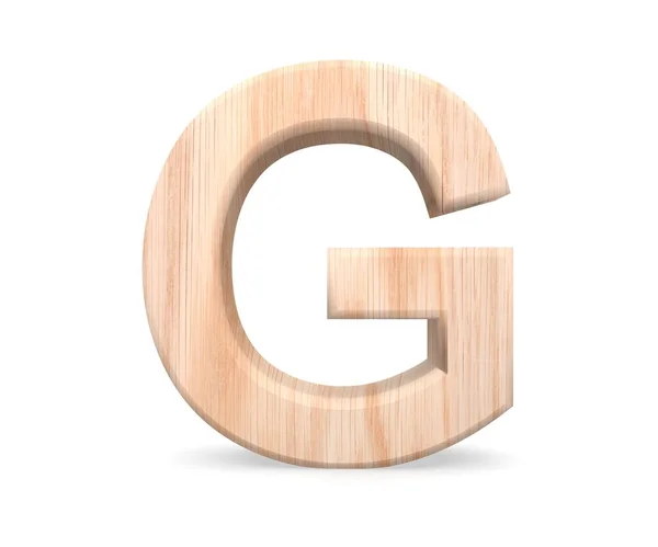 Decorative Wooden Alphabet Capital Letter — Stock Photo, Image