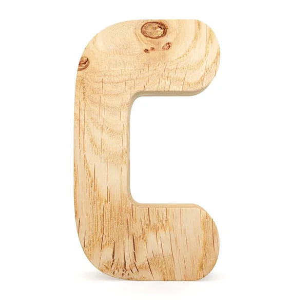 Alphabet Décoratif Bois Lettre Majuscule — Photo