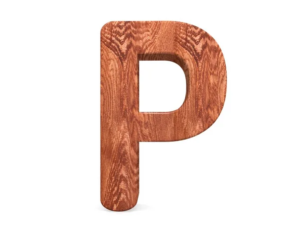 Decorative Wooden Alphabet Capital Letter — Stock Photo, Image