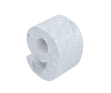 3D render beton 9 numara dokuz. 3D render illüstrasyon.