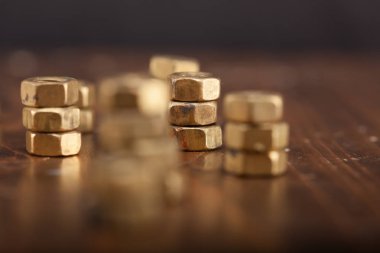 Arka plan bir vida fındık.