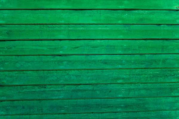 緑の木製の背景 水平の板です ウッド テクスチャ — ストック写真