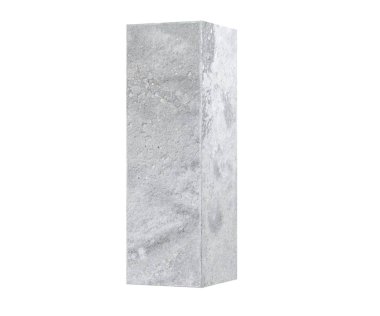 Beton büyük harf - beyaz arka plan üzerinde izole. 3D render illüstrasyon
