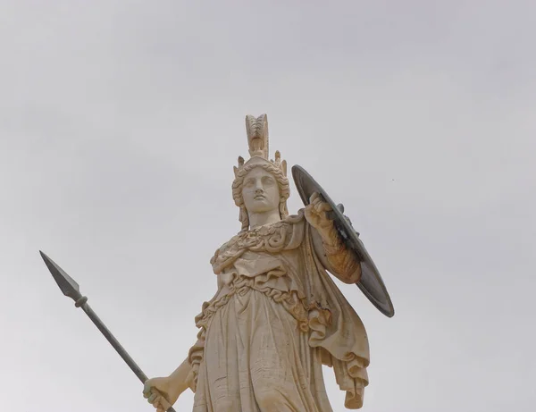 Athena Die Antike Griechische Göttin Des Wissens Und Der Weisheit — Stockfoto