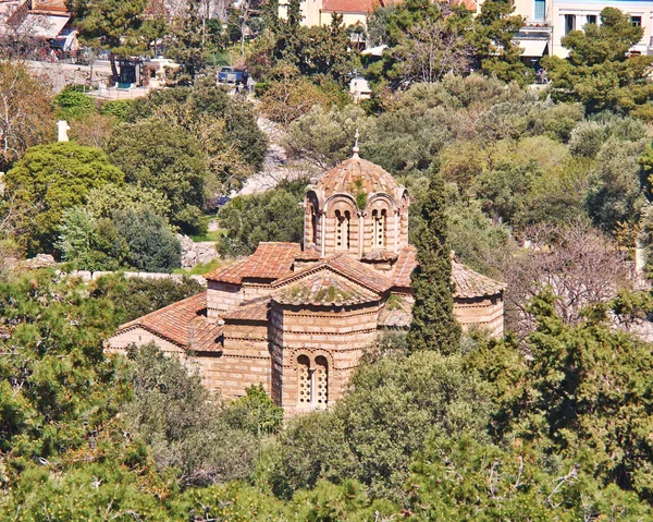 Santo Apóstolos Igreja Bizantina Atenas Grécia — Fotografia de Stock