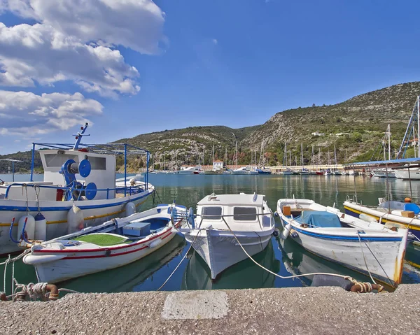 Grecia Kaiki Barcos Pesca Tradicionales — Foto de Stock