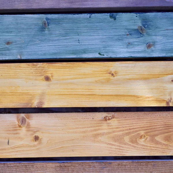 Kolorowe Deski Zbliżenie Tło Drewna — Zdjęcie stockowe