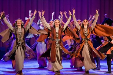 Sukhishvili, dünyaca ünlü Kadınlar Gürcistan Ulusal Bale, dans konser Vinnitsa, Ukrayna, 25.02.2012