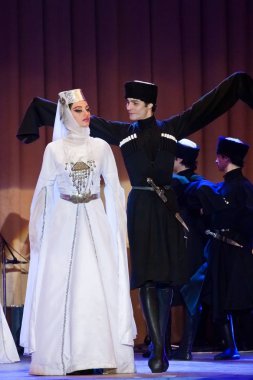 Gürcistan Ulusal Bale Sukhishvili, dünya ünlü dansçılar, Kur dans konser Vinnitsa, Ukrayna, 25.02.2012
