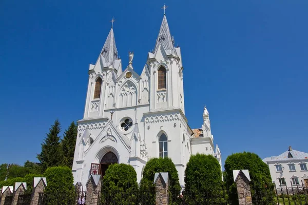 Bar Ukrayna 2019 Gotik Uyanış Tarzında Anna Roma Katolik Kilisesi — Stok fotoğraf