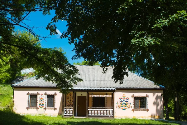 Busha Ucrânia 2019 Museu Arte Aldeia Fachada Entrada Bulilding Restaurado — Fotografia de Stock