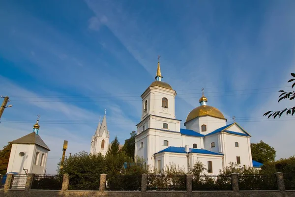 Bar Ukraine 2019 Dormition Mère Dieu Église Orthodoxe Russe Moderne — Photo