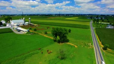 Drone Amish kırsal hava